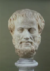 Marmeren hoofd van Aristoteles